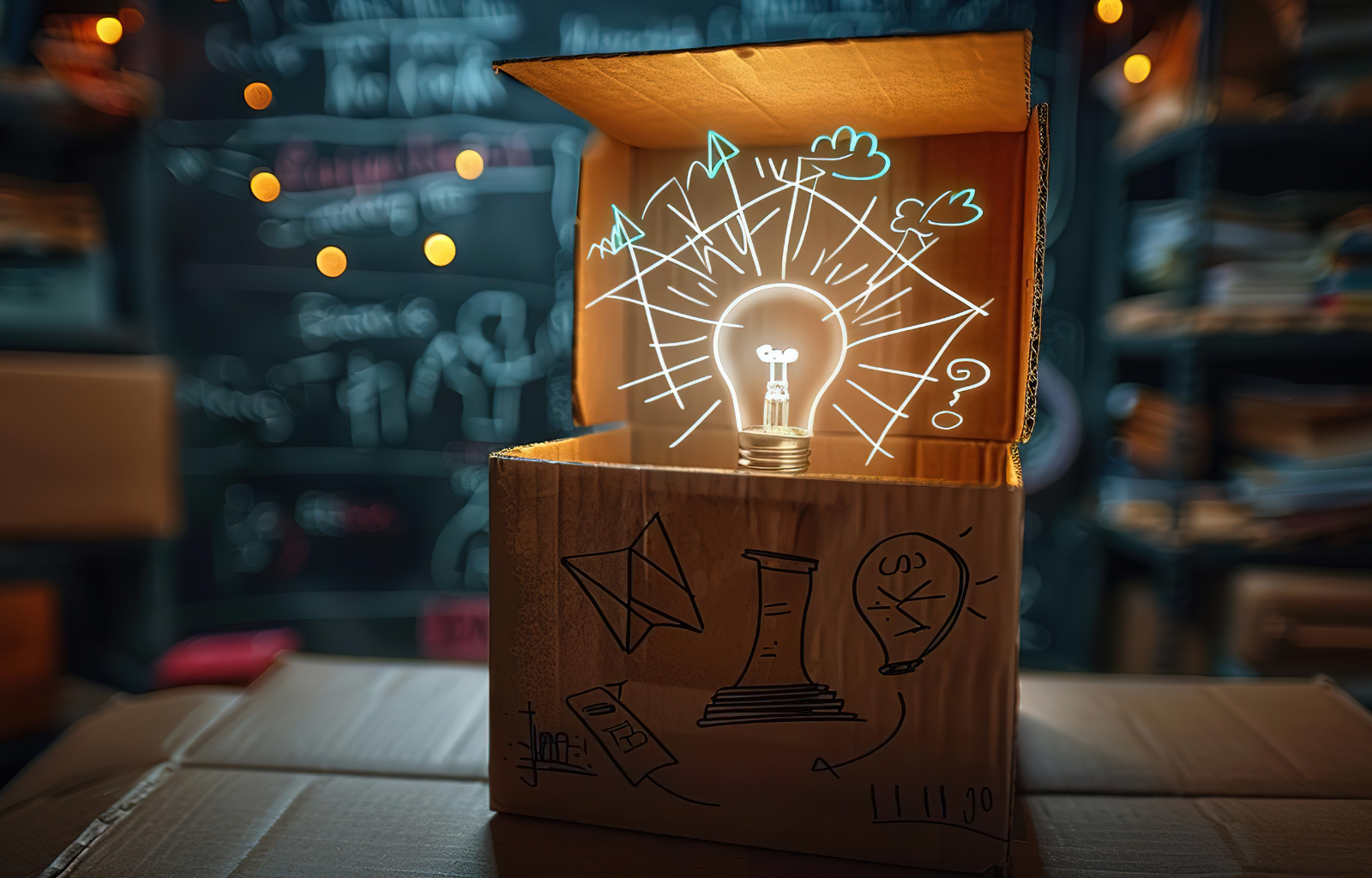 AI-powered startup product development visual